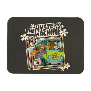 Magnet Flexible Scooby-Doo   "C'est Lit" Mystery Machine Graphic