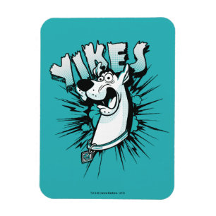 Magnet Flexible Scooby-Doo "Yikes !" Graphique tramé