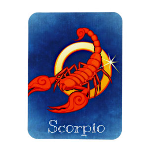Magnet Flexible Scorpio en bleu