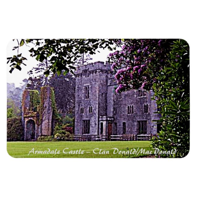 Magnet Flexible Scottish Clan Donald/MacDonald's Armadale Castle (Horizontal)