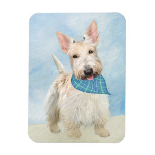 Magnet Flexible Scottish Terrier Wheaten Dog Painting Art original