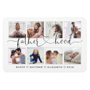 Magnet Flexible Script de paternité Cadeau pour pères Photo Coll