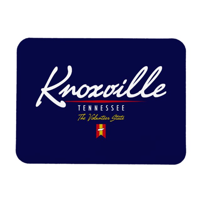 Magnet Flexible Script Knoxville (Horizontal)