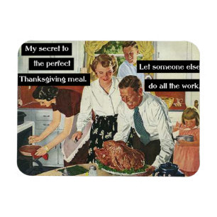 Magnet Flexible Secret to the Perfect Thanksgiving Dinner Vintage