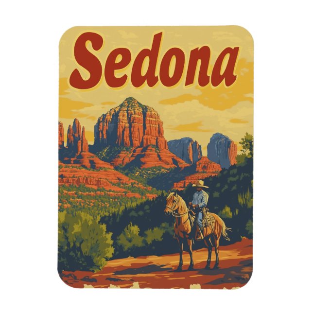 Magnet Flexible Sedona vintage (Vertical)