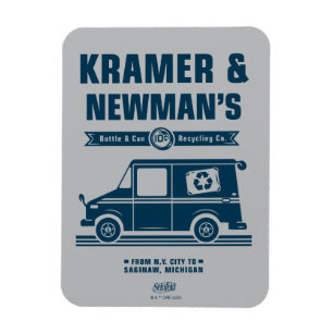 Magnet Flexible Seinfeld   Kramer & Newman's Recycling Co.