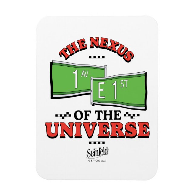Magnet Flexible Seinfeld | Le Nexus de l'Univers (Vertical)