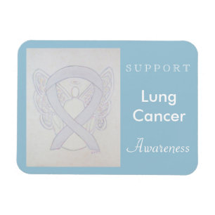 Magnet Flexible Sensibilisation au cancer du poumon Ruban Angle ma