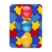 Sensibilisation sur l'autisme 5 aimant
