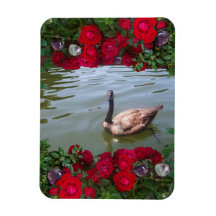 Magnet Flexible Serene Goose Of Wild Rose Pond