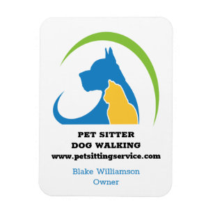 Magnet Flexible Service de marche des chiens aidants