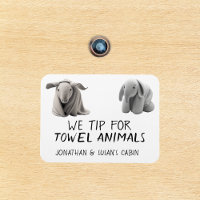 Serviettes Animaux Funny Cruise Porte Marker