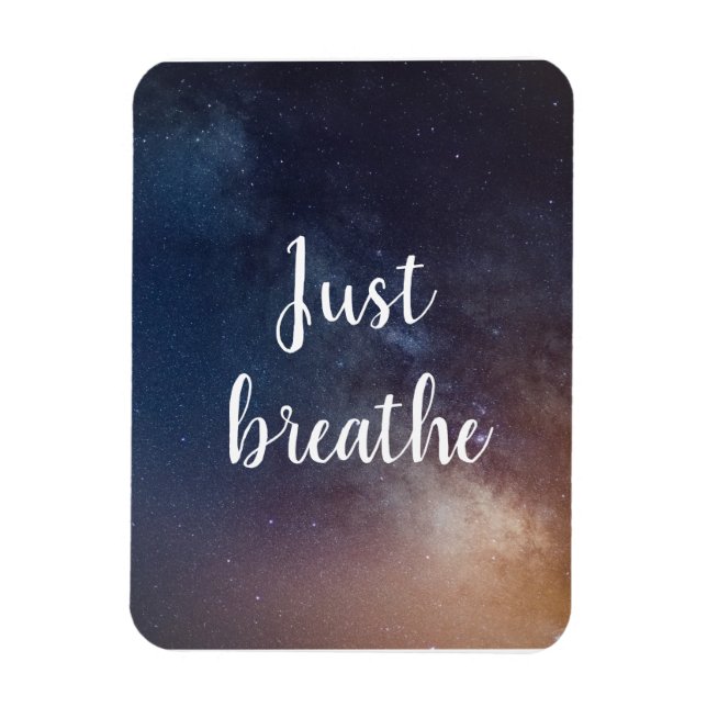 Magnet Flexible SEULEMENT PAYER - Citation du ciel nocturne (Vertical)