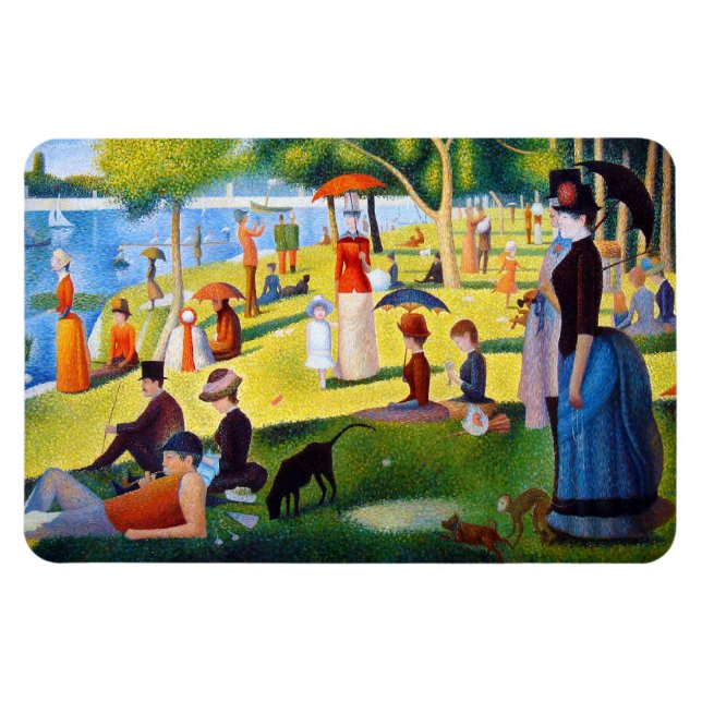 Magnet Flexible Seurat : Un dimanche à La Grande Jatte (Horizontal)