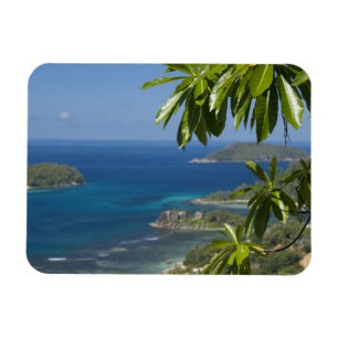 Magnet Flexible Seychelles, île de Mahe. Côte ouest de