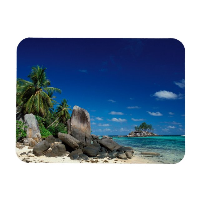 Magnet Flexible Seychelles, île de Mahe, plage d'Anse Royale. (Horizontal)