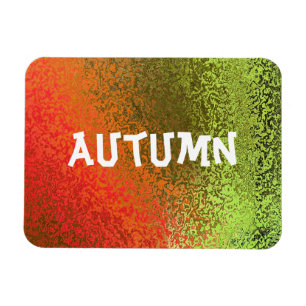 Magnet Flexible Shades de nom propre de l'aimant orange et vert Pr