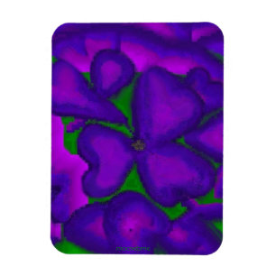 Magnet Flexible Shamrock pourpre