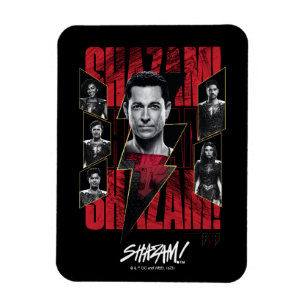 Magnet Flexible SHAZAM ! Furie des dieux   Groupe SHAZAMily