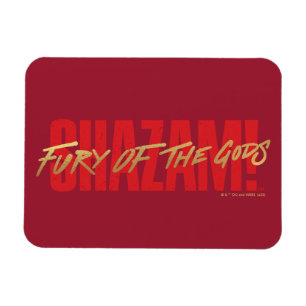 Magnet Flexible SHAZAM ! Furie des dieux   Logo Golden Marker