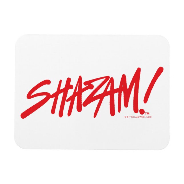 Magnet Flexible SHAZAM ! Furie des dieux | Logo Red Marker (Horizontal)