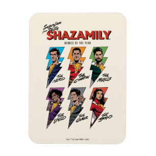 Magnet Flexible SHAZAM ! Furie des dieux SHAZAMily Boulons comiq