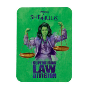 Magnet Flexible She-Hulk Échelles de Justice Division du Droit Sur