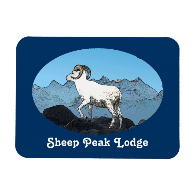 Magnet Flexible Sheep Peak Lodge (Horizontal)