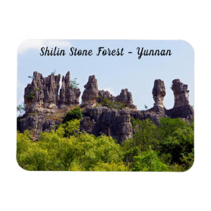 Magnet Flexible Shilin pinnacles Forêt de pierre - Yunnan, Chine, 