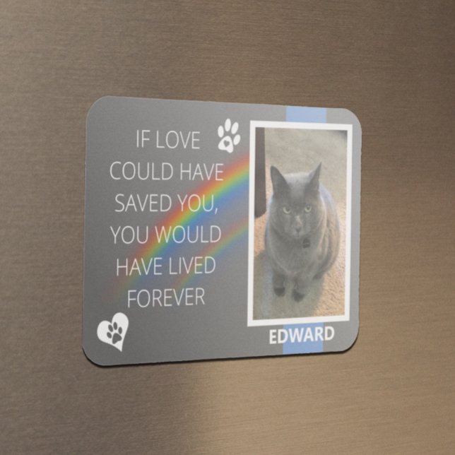 Magnet Flexible Si l'amour aurait pu vous sauver Pet Memorial (Créateur téléchargé)