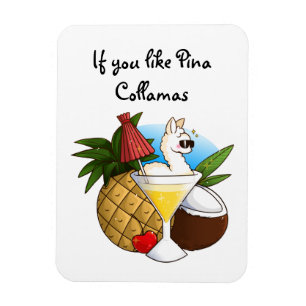 Magnet Flexible Si vous aimez Pina Collamas Deck de cartes