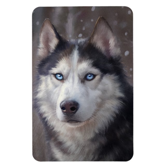 Magnet Flexible Sibérien Husky (Vertical)