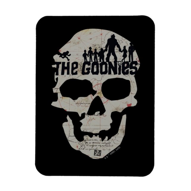 Magnet Flexible Silhouette du crâne des Goonies (Vertical)