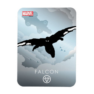 Magnet Flexible Silhouette héroïque de Falcon