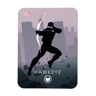 Magnet Flexible Silhouette héroïque de Hawkeye
