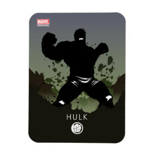 Magnet Flexible Silhouette héroïque de Hulk