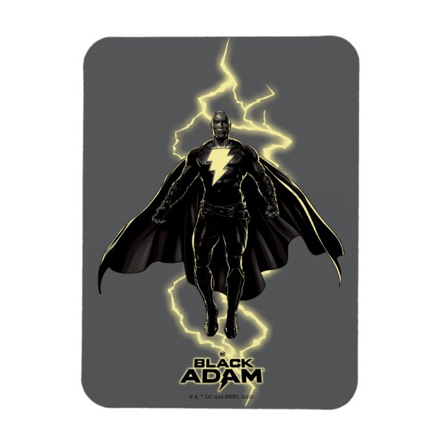 Magnet Flexible Silhouette noire Adam Lightning (Vertical)