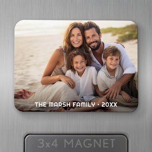 Magnet Flexible Simple 1 Photo Couverture Complète - Superposition