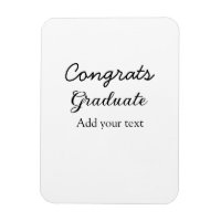 Simple congratulation graduation add your