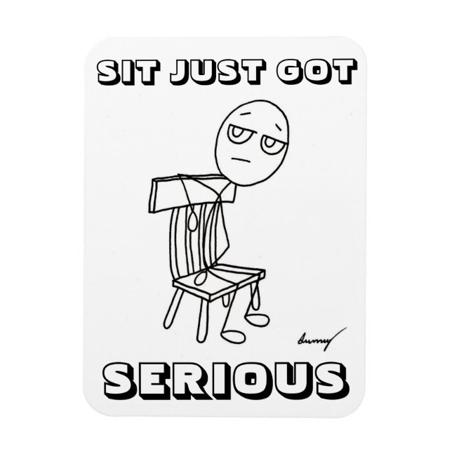 Magnet Flexible SIT JUSTE A OBTENU GRAS Aimant flexible (Vertical)