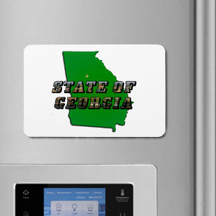 Magnet Flexible Situation de la Géorgie Plan Plan Plan Plan Plan e