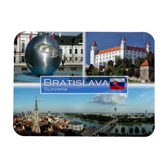 Magnet Flexible SK Slovaquie - Bratislava - (Horizontal)