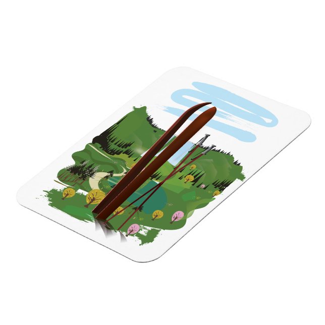 Magnet Flexible Ski (Côté Gauche)