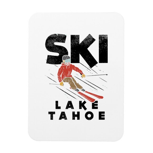 Magnet Flexible Ski - Lac Tahoe (Vertical)