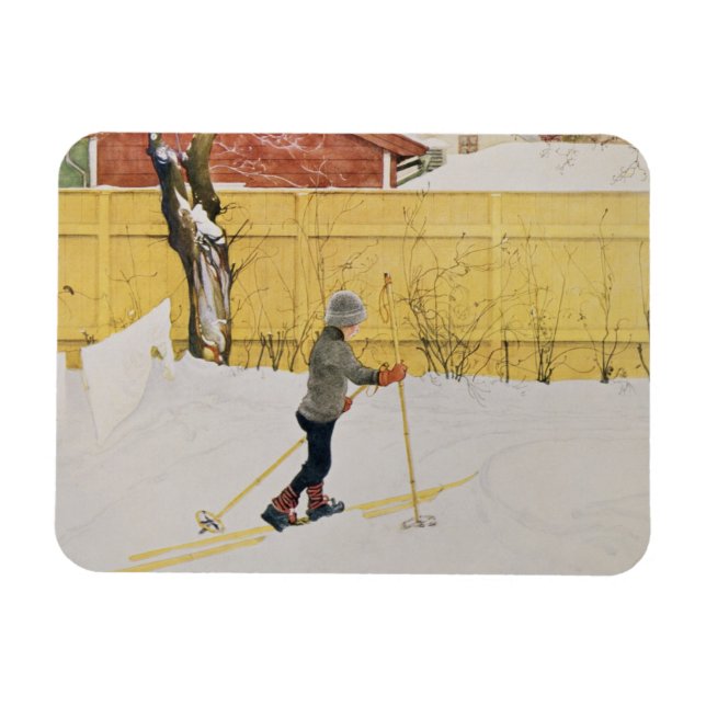 Magnet Flexible Skier, c.1909 (Horizontal)