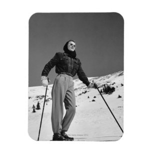 Magnet Flexible Skieur de femme