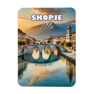 Magnet Flexible Skopje, cœur vibrant de la Macédoine du Nord