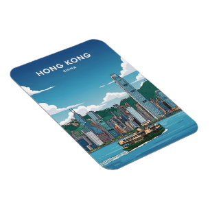 Magnet Flexible Skyline de Hong Kong