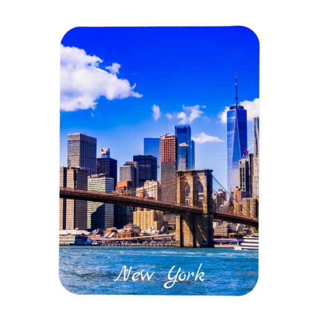 Magnet Flexible Skyline de New York (Vertical)