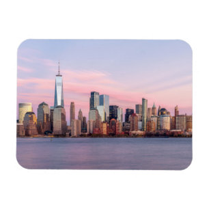 Magnet Flexible Skyline du soir à New York